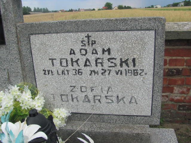 Adam Tokarski 1925 Skaryszew - Grobonet - Wyszukiwarka osób pochowanych