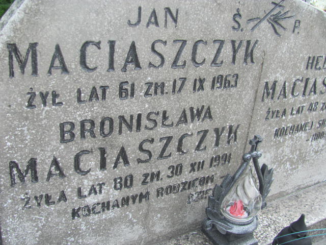 Jan Maciaszczyk 1902 Skaryszew - Grobonet - Wyszukiwarka osób pochowanych