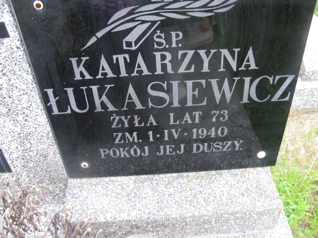 Katarzyna Łukasiewicz Skaryszew - Grobonet - Wyszukiwarka osób pochowanych