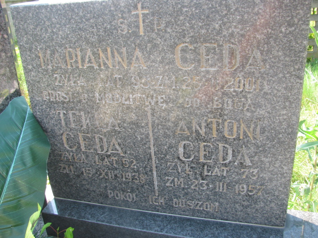 Tekla Ceda Skaryszew - Grobonet - Wyszukiwarka osób pochowanych