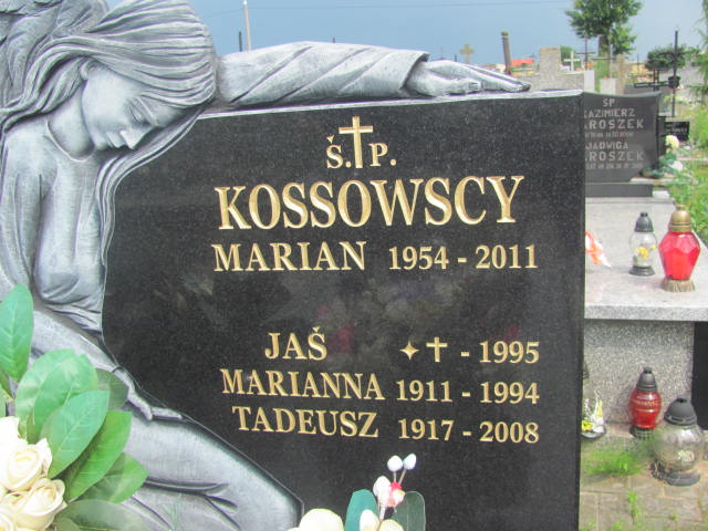 Tadeusz Kossowski 1917 Skaryszew - Grobonet - Wyszukiwarka osób pochowanych