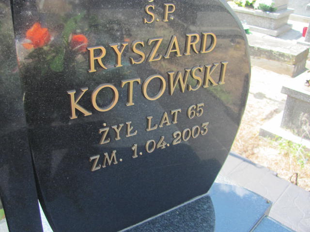 RYSZARD JÓZEF Kotowski 1938 Skaryszew - Grobonet - Wyszukiwarka osób pochowanych