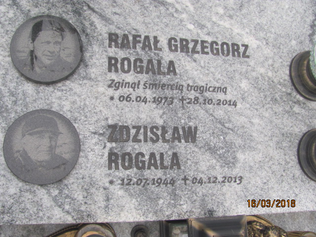 Rafał Grzegorz Rogala 1973 Skaryszew - Grobonet - Wyszukiwarka osób pochowanych
