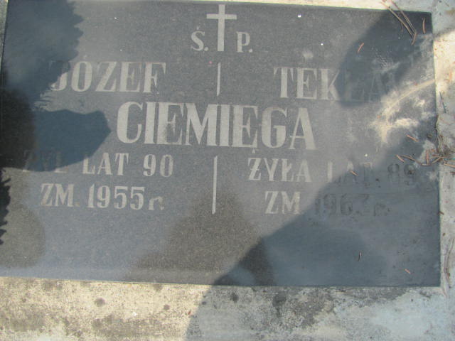 Józef Ciemięga 1864 Skaryszew - Grobonet - Wyszukiwarka osób pochowanych