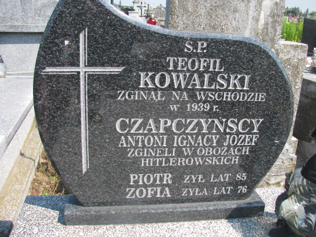 Piotr Czapczyński Skaryszew - Grobonet - Wyszukiwarka osób pochowanych