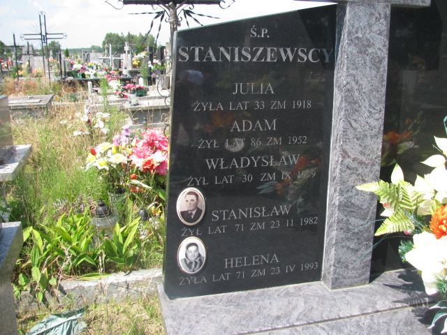 Stanisław Staniszewski 1911 Skaryszew - Grobonet - Wyszukiwarka osób pochowanych