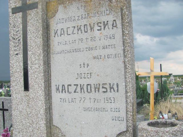Józef Kaczkowski 1876 Skaryszew - Grobonet - Wyszukiwarka osób pochowanych