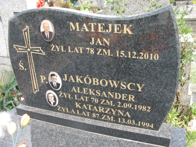 Jan Matejek 1932 Skaryszew - Grobonet - Wyszukiwarka osób pochowanych